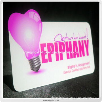 300g Coated Paper Custom Made Shaped Color Card